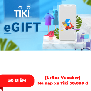 [UrBox Voucher] Mã nạp xu Tiki 50.000 đ